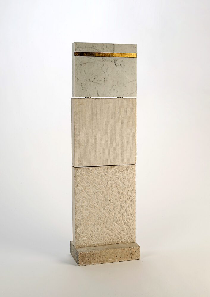 Stacey Lewis - London Architect. Architecture – Fragment - Final Compositional Piece - Concrete, Portland Stone, Marble, and Gold Leaf.