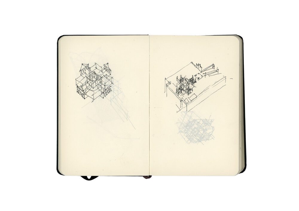 Stacey Lewis - London Architect - Sketchbook – Sketchbook IV - Design Development Sketches