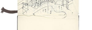 Stacey Lewis - London Architect - Sketchbook – Sketchbook III - A Proposal for Piazza Mercato - Mercato District, Naples, Italy