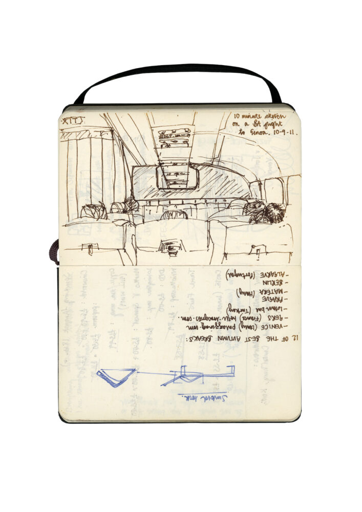 Stacey Lewis - London Architect - Sketchbook – Sketchbook I - Flight Sketch