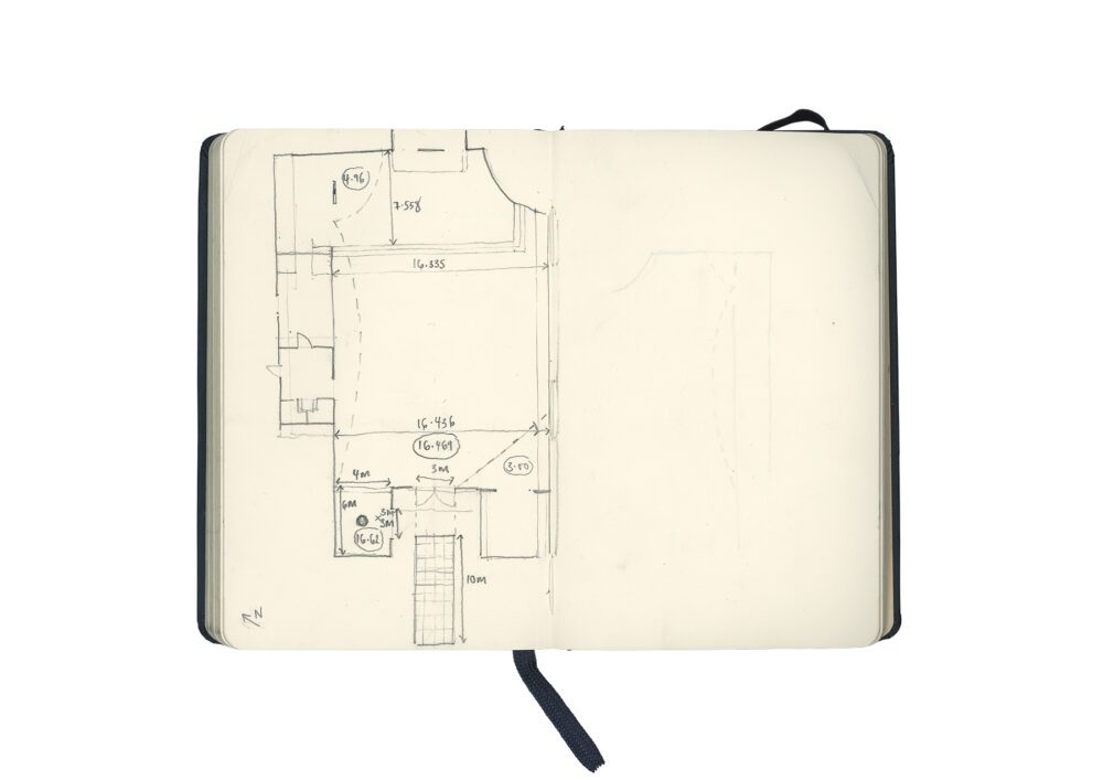 Stacey Lewis - London Architect - Sketchbook – Sketchbook V - Santa Maria Church de Canaveses, designed by Álvaro Siza, 1990-96