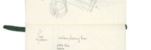 Stacey Lewis - London Architect - Sketchbook – Sketchbook VI - Laurentian Library, designed by Michelangelo, 1523-71 - Florence, Italy