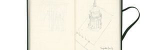 Stacey Lewis - Sketchbook - Sketchbook VI - San Pietro in Montorio, Tempietto, designed by Donato Bramante (c.1502-09)