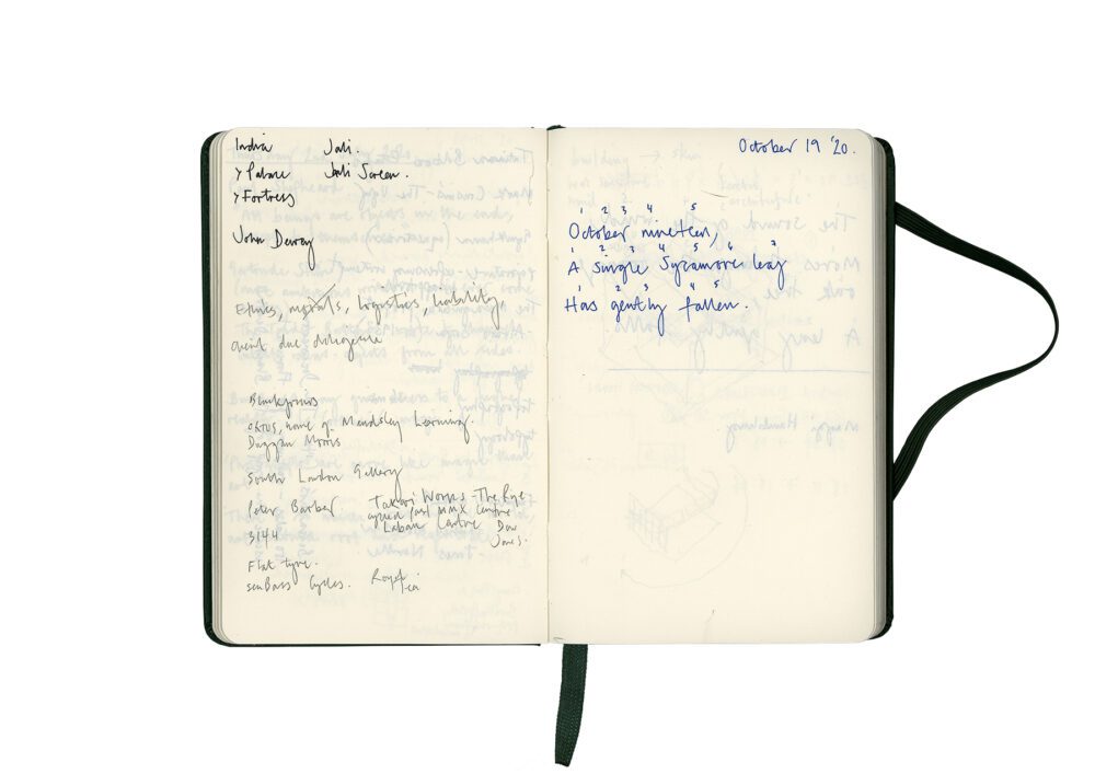 Stacey Lewis - Architect London - Sketchbook – Sketchbook VI - Notes and Haiku